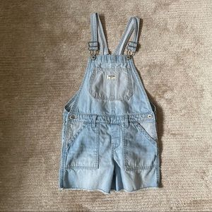 OshKosh B'gosh Denim Short Overalls
